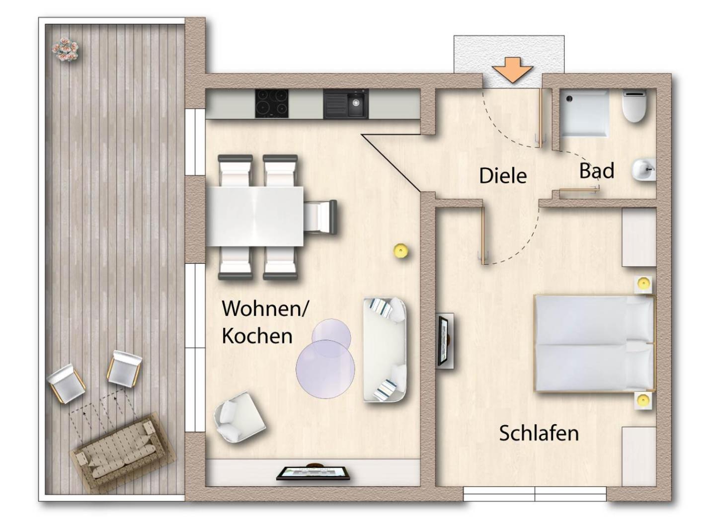 Foerdeferien Bockholmwik Apartman Munkbrarup Kültér fotó